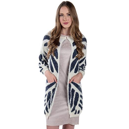  Aerusi Women's Cardigan Winter Poncho Knit Sweater 