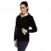  GOODTRY Women's Cotton Hoodies-Black 